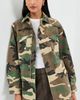 Nili Lotan Nili Lotan Sacha Jacket Khaki Overdyed Camo - 2