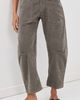 Nili Lotan Nili Lotan Shon Barrel Pants Sage Grey - 3