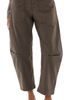 Nili Lotan Nili Lotan Shon Pants Vintage Washed/Dark Walnut - 1