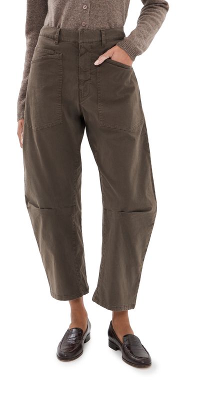 Nili Lotan Nili Lotan Shon Pants Vintage Washed/Dark Walnut
