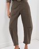 Nili Lotan Nili Lotan Shon Pants Vintage Washed/Dark Walnut - 2