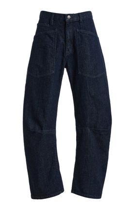 NILI LOTAN NILI LOTAN Shon Rigid MidRise WideLeg Jeans