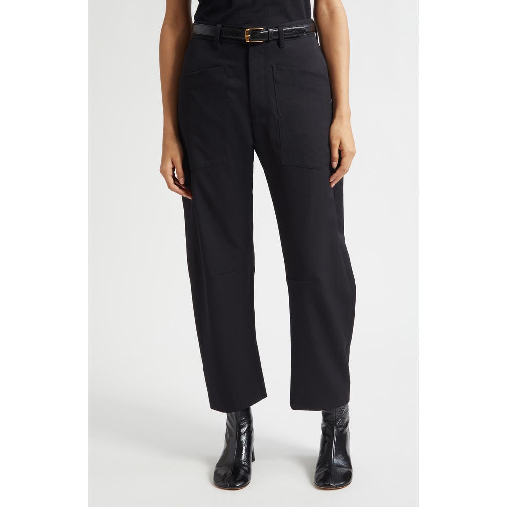 Nili Lotan Nili Lotan Shon Wool Barrel Leg Pants