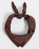 Nili Lotan Nili Lotan Silk Mini Dot Scarf Burgundy One - 2