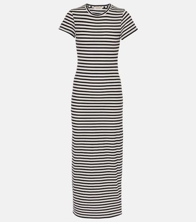 Nili Lotan Nili Lotan Striped cotton jersey maxi dress