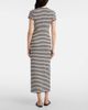 Nili Lotan Nili Lotan Striped cotton jersey maxi dress - 3
