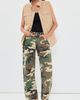 Nili Lotan Nili Lotan Tribeca Pants Khaki Overdyed Camo - 5