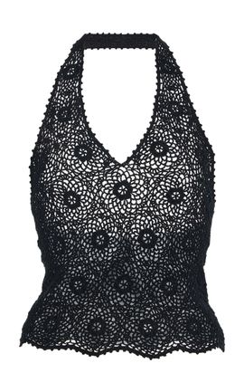 NILI LOTAN NILI LOTAN Ventura Crocheted Cotton Top