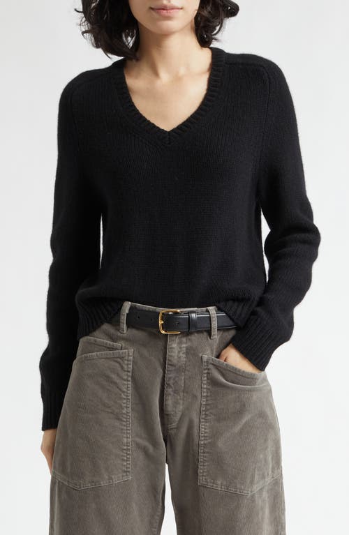 Nili Lotan Nili Lotan Vicki V-Neck Cashmere & Virgin Wool Sweater
