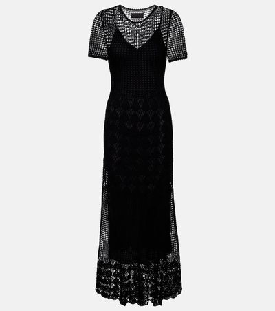 Nili Lotan Nili Lotan Yoko crochet cotton midi dress