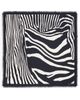 Nili Lotan Nili Lotan Zebra Silk Twill Scarf Zebra Print One - 1