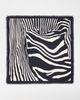 Nili Lotan Nili Lotan Zebra Silk Twill Scarf Zebra Print One - 4