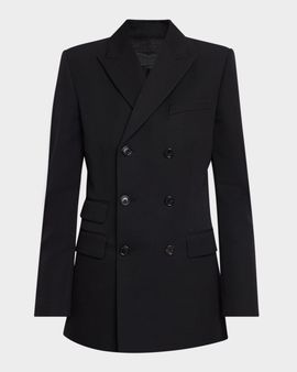 Nili Lotan Noah Double-Breasted Tailored Jacket