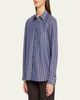 Nili Lotan Raphael Classic Striped Button-Down Shirt - 4