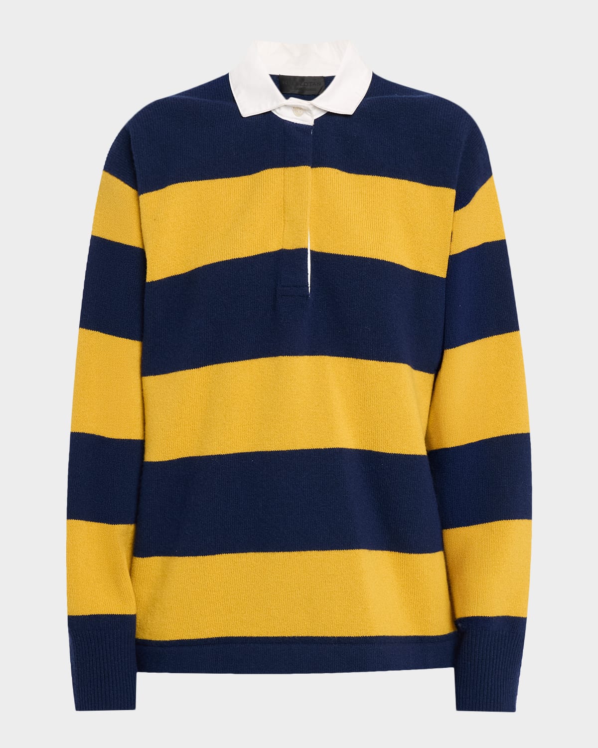 Nili Lotan Rashida Wool-Cashmere Rugby Sweater
