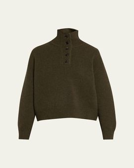 Nili Lotan Renata Collared Wool Sweater