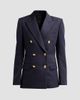 Nili Lotan Women's Bruni Wool Double-Breasted Blazer - 6