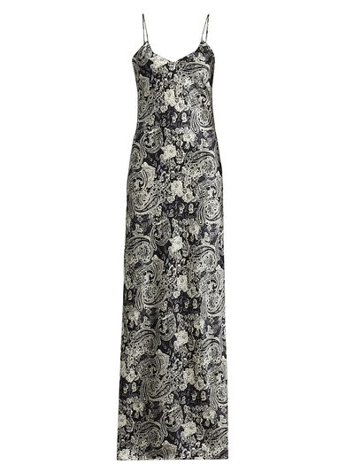 Nili Lotan Women's Cami Paisley Silk Gown