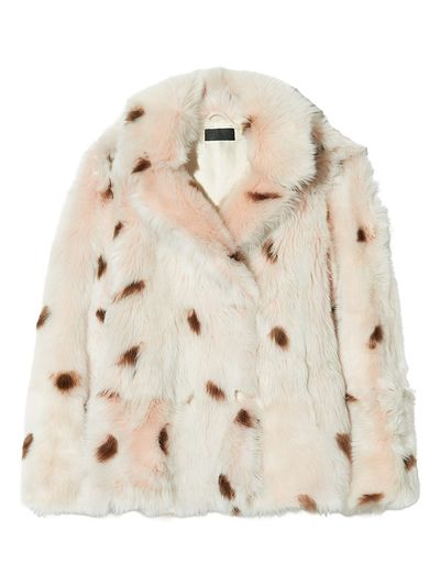 Nili Lotan Women's Capucine Printed Shearling Jacket