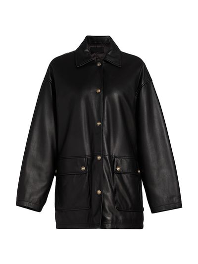Nili Lotan Women's Cordel Leather Coat