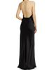 Nili Lotan Women's Essy Silk Plunging V-Halterneck Gown - 5