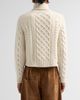 Nili Lotan Women's Ezren Wool Cable-Knit Sweater - 3
