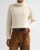 Nili Lotan Women's Ezren Wool Cable-Knit Sweater - 4