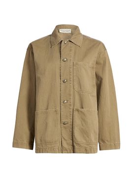 Nili Lotan Women's Franklin Cotton Button-Front Jacket
