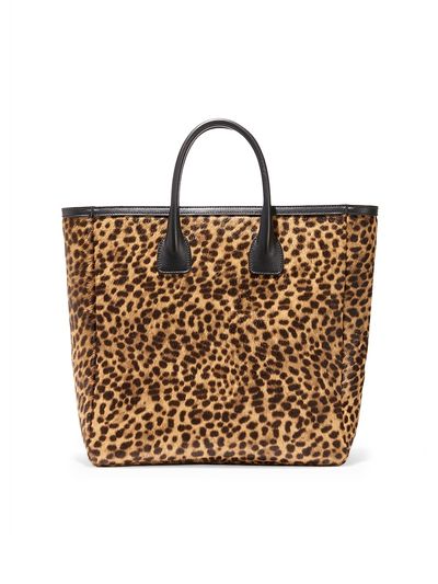 Nili Lotan Women's Freddie Leopard-Print Calf Hair Tote Bag