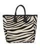 Nili Lotan Women's Freddie Zebra-Print Calf Hair Tote Bag - 1