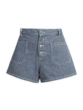 Nili Lotan Women's Harley Stripe Shorts