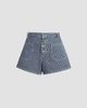Nili Lotan Women's Harley Striped Shorts - 8
