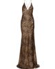 Nili Lotan Women's Ira Leopard Silk Slip Gown - 8