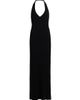 Nili Lotan Women's Ivenka Rib-Knit Open Back Halter Maxi Dress - 1