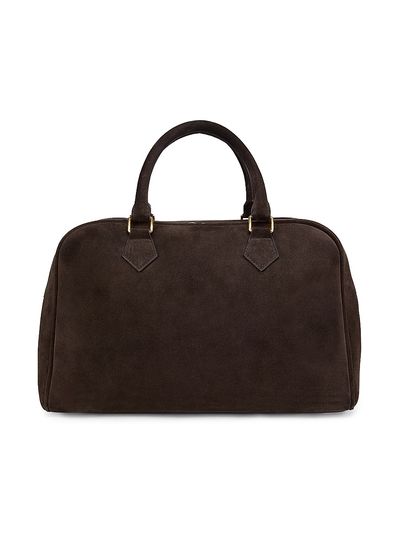 Nili Lotan Women's Jaclyn Suede Top Handle Bag