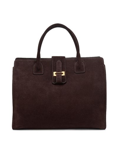 Nili Lotan Women's Lou Suede Tote Bag