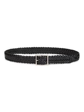 Nili Lotan Women's Nicola Braided Leather Belt
