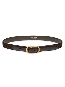 Nili Lotan Women's Reine Leather & Suede Belt