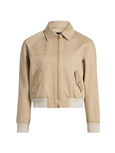 Nili Lotan Women's Saul Cotton Bomber Jacket