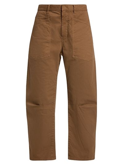 Nili Lotan Women's Shon Cotton Twill Pants