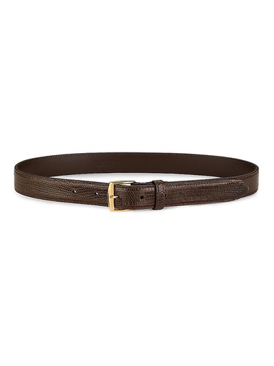 Nili Lotan Women's Sloane Croc-Embossed Leather Belt