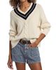 Nili Lotan Women's Suneel V-Neck Cotton-Cahsmere Sweater - 3