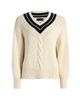 Nili Lotan Women's Suneel V-Neck Cotton-Cahsmere Sweater - 8