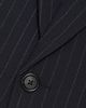 Nili Lotan Women's Swan Pinstriped Stretch-Wool Crop Blazer - 7