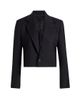 Nili Lotan Women's Swan Pinstriped Stretch-Wool Crop Blazer - 8