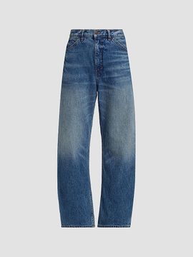 Nili Lotan Women's Tribeca Tapered Barell-Leg Jeans