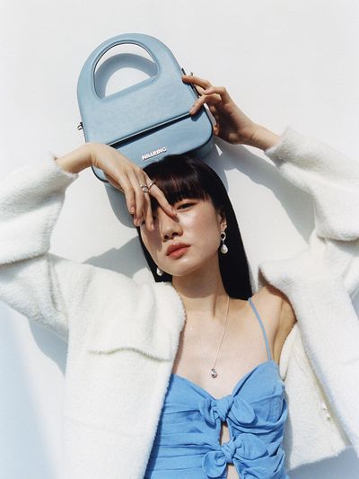 NILLRING 1pm Satchel Bag - Light blue