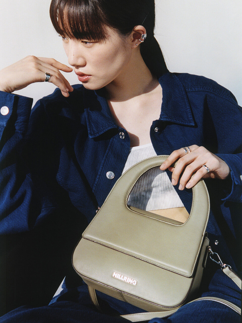 NILLRING 1pm Satchel Bag - Olive