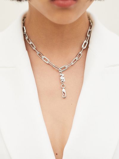 NILLRING 2pm Logo chain necklace - Silver