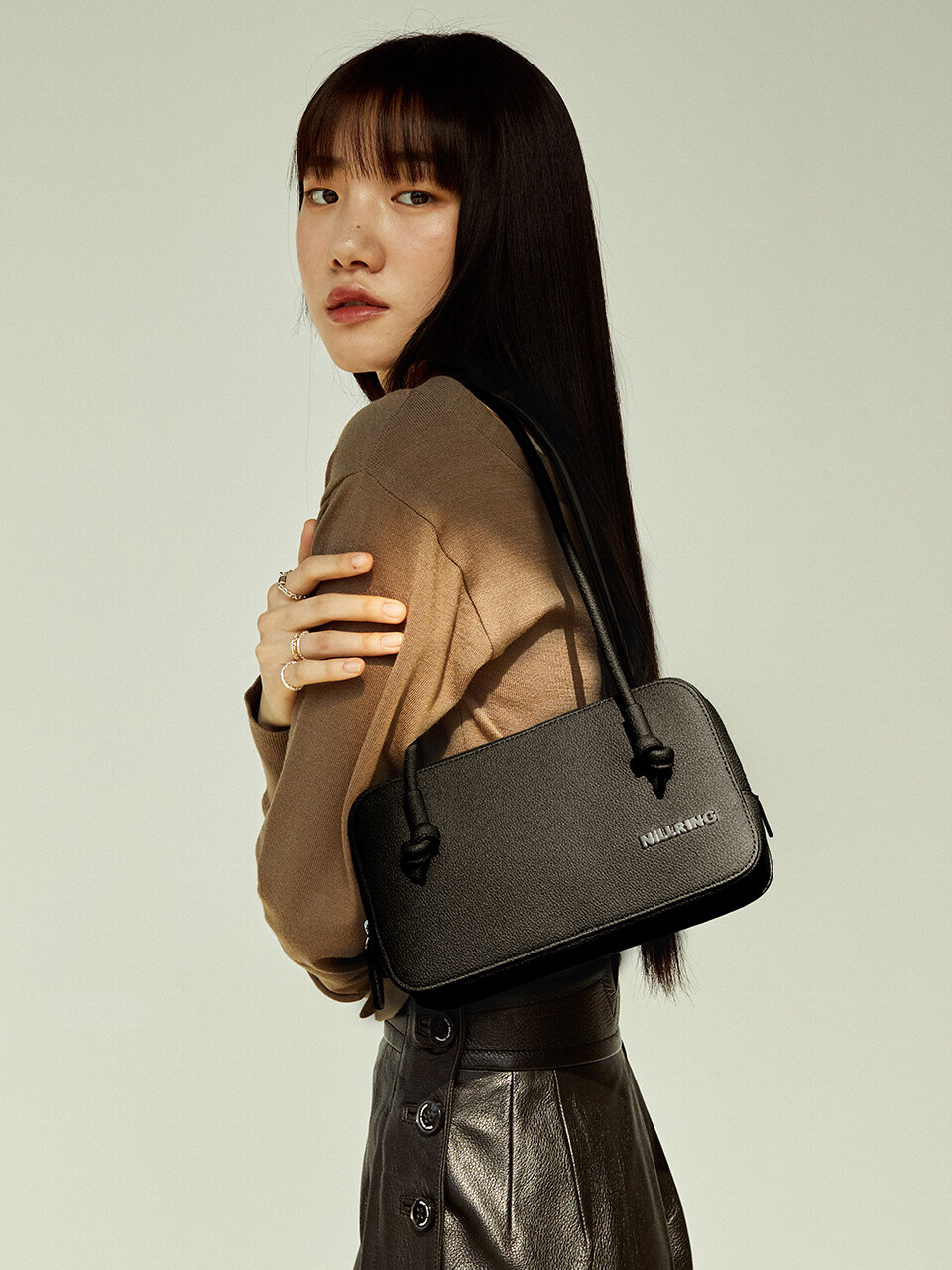 NILLRING At Noon Shoulder Bag - Black